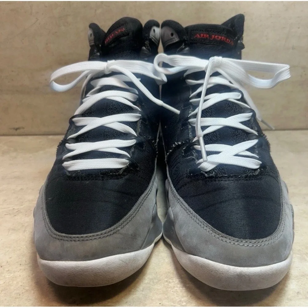 Air Jordan 9 Retro Particle Grey Black Mens Basketball Shoes CT8019-060 Size 8.5